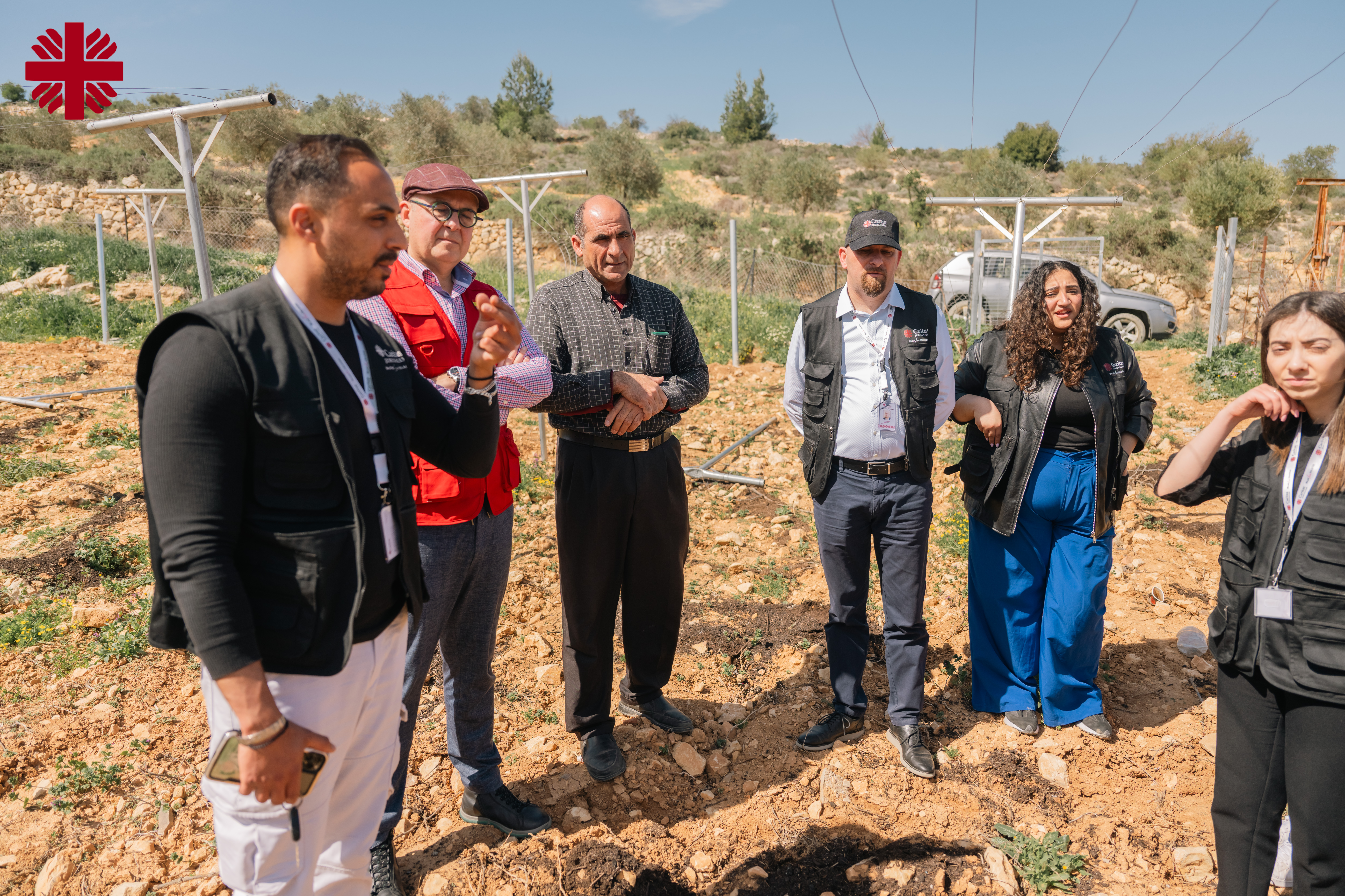 Spanish Delegation Visits Caritas Jerusalem